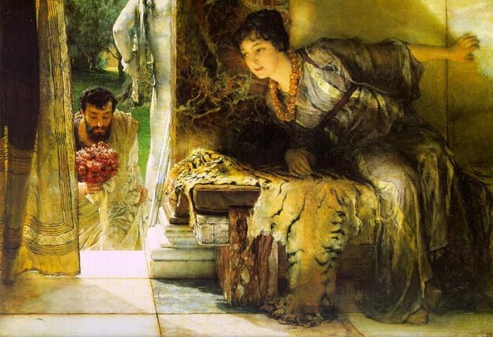 Welcome Footsteps by Lawrence Alma-Tadema